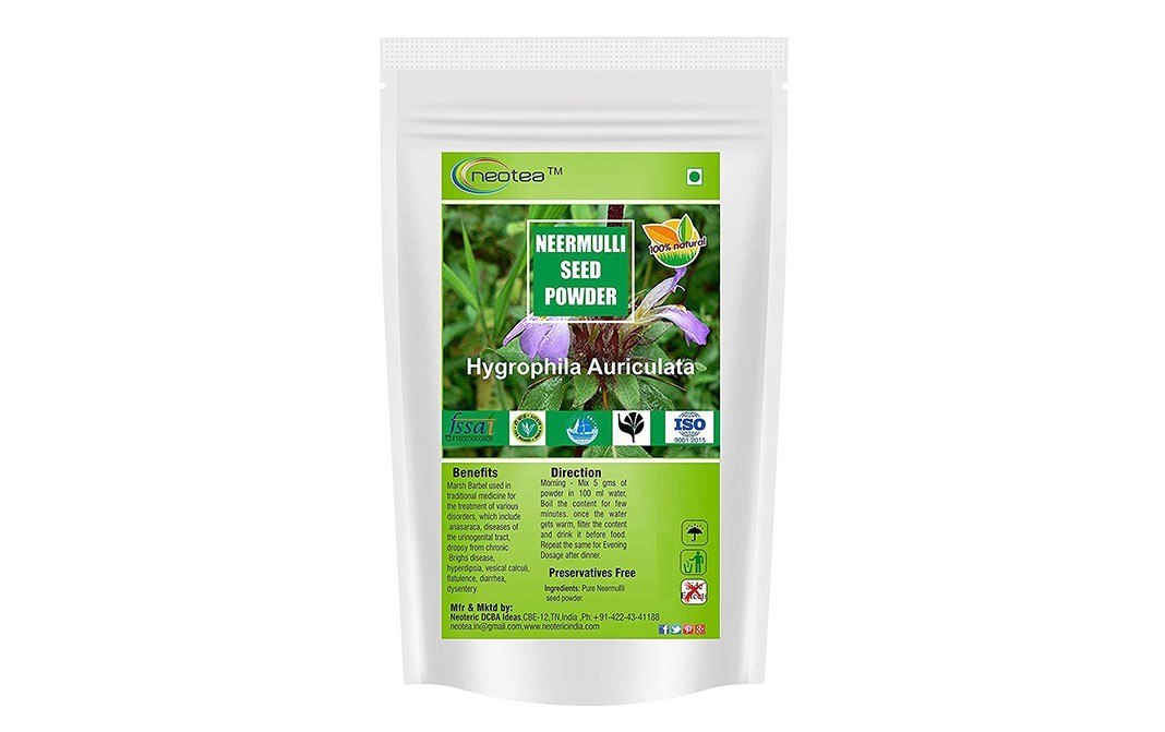 neotea Neermulli Seed Powder (Hygrophila Auriculata)   Pack  300 grams